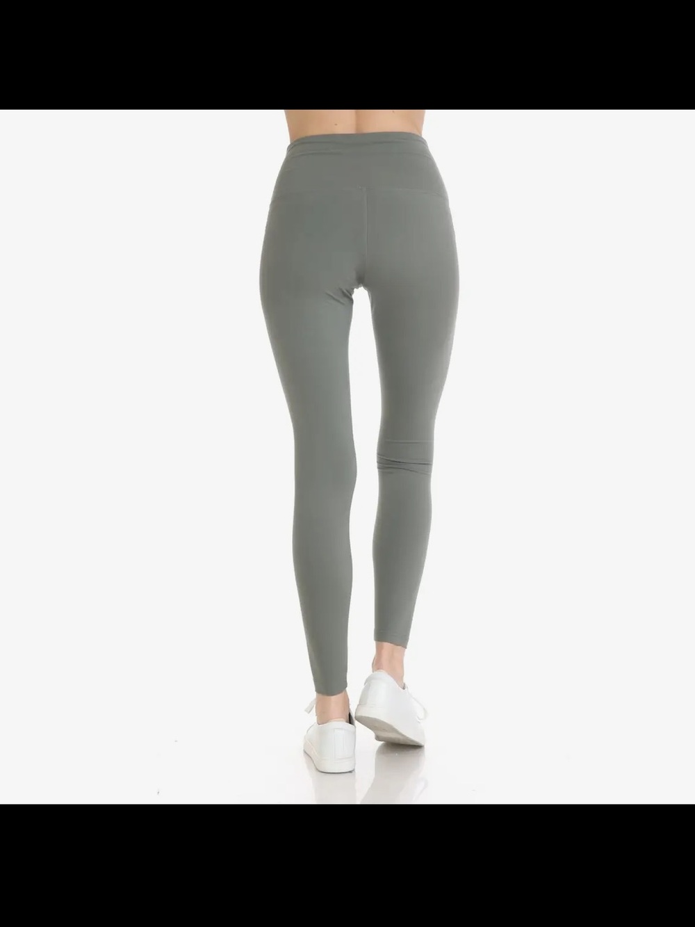 Leggings Depot Sage Green High-Rise Leggings - Women's